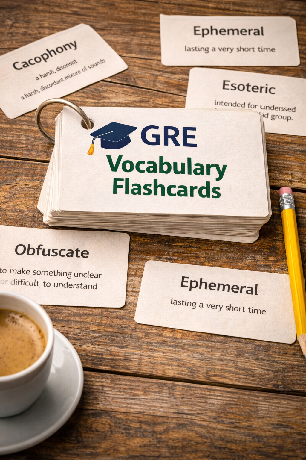GRE Vocabulary Trainer - interactive study tool for GRE test preparation