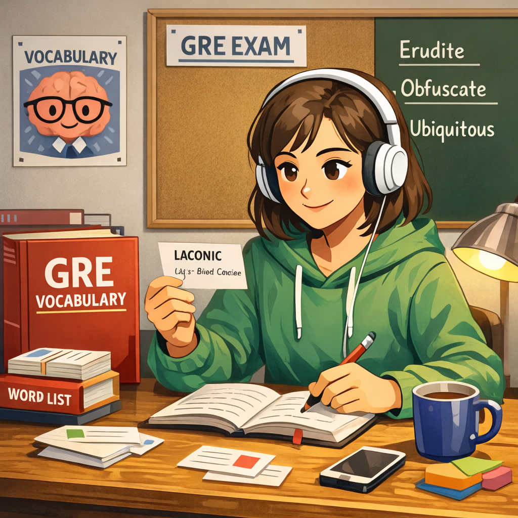 GRE Vocabulary Trainer - interactive study tool for GRE test preparation
